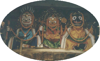 Balabhadra, Subhadra, Jagannath - the deities